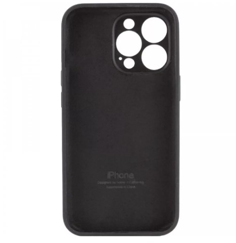 Silicone Case Full Camera Protective (AA) для iPhone 13 Pro (Gray)-1